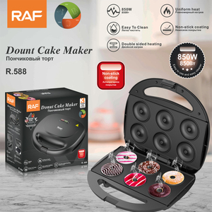 Máquina para Hacer Mini <span class=keywords><strong>Donuts</strong></span> RAF New Cupcake de 6 Agujeros, Máquina para Hacer Pasteles, Cake Pops, Waffles y <span class=keywords><strong>Donuts</strong></span> para el Desayuno - Product Image 2