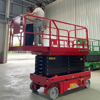 Hochleistungs-Arbeitsbühne aus Aluminium mit Hydraulischem Eigenantrieb, Scherenhebebühne 8m 10m 12m 14m 16m zum Verkauf