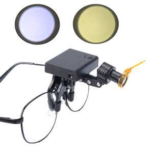 Lampe frontale LED dentaire 5W bicolore 3200K 5600K, lampe chirurgicale réglable pour usage médical - Product Image 1