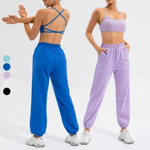 Wholesale Fall Winter Womens Jogger Gym Clothes Set Yoga Apparel 2 Piece Matching Womens Tracksuits Fitness Workout Sets