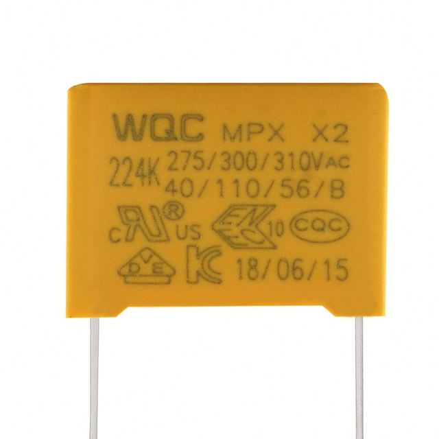 VDE Free Sample Mkp Capacitor Film Capacitors X2 310vac Mpx 224k Safety Polypropylene Polyester 0.22uf 275v Mkp CE CQC ROHS 10%