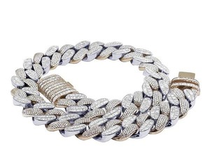 Most Selling 925 Sterling <b>Silver</b> Moissanite Diamond Bracelet <b>for</b> Women & <b>Men</b> Wedding Party Jewelry Available At Export Price - Product Image 6