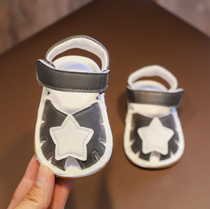 Chaussures pour bébé en cuir PU, chaussures pour bébés pas chères, premières chaussures pour bébé, sandales à semelle souple - Product Image 3