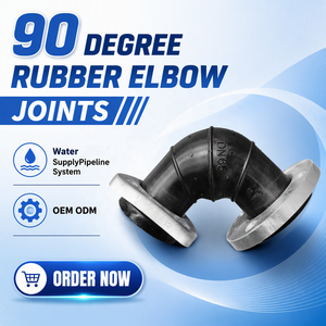 Junta de Expansión de Goma de 90 <span class=keywords><strong>Grados</strong></span> Yongxing EPDM NBR, Conector Flexible <span class=keywords><strong>para</strong></span> Tuberías Industriales - Product Image 4