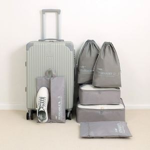 Juego de 6 Cubos Organizadores de Compresión Plegables para Equipaje, Bolsas de Almacenamiento de Zapatos para Viaje con Cierre - Product Image 2