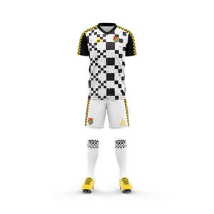 Maßgeschneidertes Design Sublimations-Fußballtrikot Uniform Langarm Camiseta De Futbol Shirt - Product Image 1