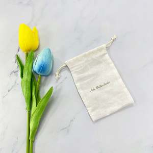 Bolsas de Algodón Blancas con Cordón, Tamaño Personalizable, Tela Resistente para Almacenamiento Diario, Protección Contra el Polvo - Product Image 3