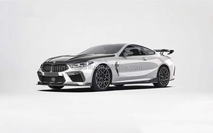 Divisor de Parachoques Delantero de Fibra de Carbono Estilo PAK para BMW Serie 8 F91 F92 F93 M8 Coupé Sedán 2019-2023, Alerón Delantero - Product Image 2