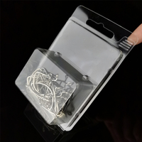 Boîte d'emballage à clapet en plastique PET transparent pour affichage en stock pour le stockage