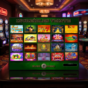 เครื่องเกมอาร์เคดคู่ Paula INCREDIBLE 20 in 1 สีเขียว ขนาด XXL พร้อมเกม Pog บอร์ดเกมแบบ Coin Pusher ปรับแต่งได้ รองรับ JAMMA ปลั๊กแบบ US - Product Image 2