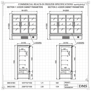 Refrigerador Vertical con Puerta de Vidrio Antivaho SDERE - Enfriador de Bebidas de Bajo Consumo para Supermercados y Minoristas DMS - Product Image 6
