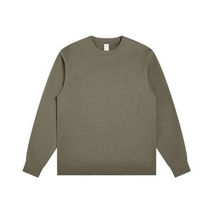 <span class=keywords><strong>Felpa</strong></span> girocollo da uomo di base in tinta unita rilassata per la casa di primavera 2024 - Product Image 6