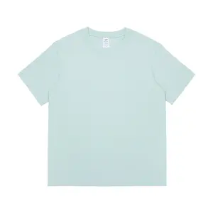 Custom Summer Heavyweight Multi Color 230 Gsm 100% Cotton T Shirt Crew Neck Drop Shoulder Blank Plain T Shirt Bulk Men