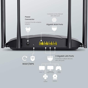 Tenda RX9 Pro ax3000 wifi6 Gigabit Dual Band wirelessrouter 2.4GHz + 5GHz wifi6 Tiếng Anh Router - Product Image 6