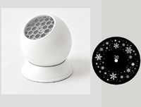 Nouvelle Lampe de Projection Océanique Alimentée par USB, Motifs Cœur Flocon de Neige de Noël, Lumière Céleste Rotative pour Fêtes, Mariages et Événements Festifs