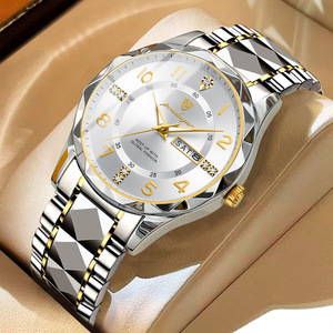 Fenyi Fashion Business Casual High Quality <b>Calendar</b> Waterproof Luminous Luxury Stainless Steel Quartz Watch Men - Product Image 3