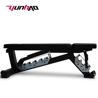 Banc de musculation multifonctionnel réglable et robuste avec logo personnalisé pour équipement de fitness