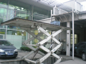 อุปกรณ์ยกสินค้าในคลังสินค้า/โรงงาน ลิฟท์ยกรถ ลิฟท์ยกรถแบบติดตั้งในโรงรถ แท่นยกไฮดรอลิกแบบกรรไกร ผลิตจากเหล็กกล้าคาร์บอน ใช้ไฟฟ้ากระแสสลับ - Product Image 2