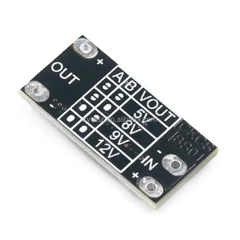 3.7V to 12V mini DC-DC boost module 5V/8V/9V/12V output lithium battery boost AS32