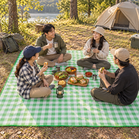 Tapis de pique-nique extra large pliable, anti-sable, pour le camping, la randonnée, les voyages, le jardin, le parc, les barbecues
