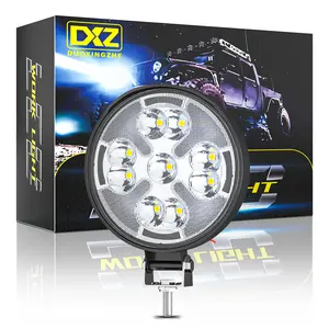 DXZ OEM 3 인치 라운드 DRL Led 스트로브 플래시 안개 램프 콤보 빔 오프로드 SUV 4WD 트럭 자동차 작업 빛