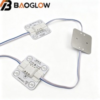 Module LED pour caisson lumineux AC 220V 65x65mm 4W Blockchain IP20 3000K 4000K 6500K 10000K avec lentille à réflexion diffuse pour enseigne publicitaire