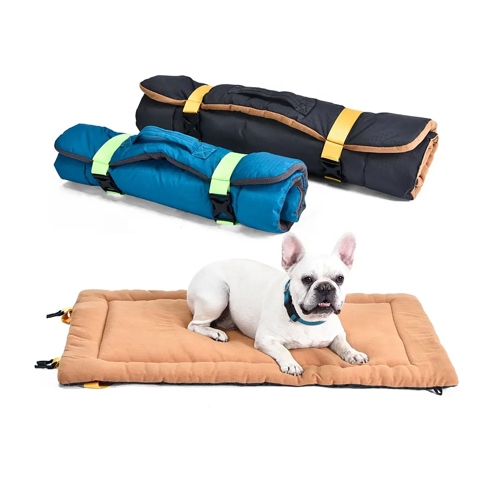 Cama para mascotas al aire libre, duradera, lavable, impermeable, cálida, plegable, portátil, para mascotas, Camping, viaje, cama para perros