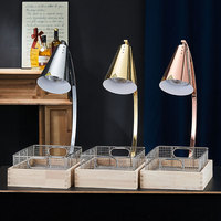 Lampe Chauffante Électrique en Acier Inoxydable pour Aliments, Chariot de Réchauffement pour Buffets, Matériel de Restauration Professionnel