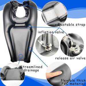 Lavabo Portátil Plegable Inflable de Plástico para Pacientes, Ancianos, Mujeres Posparto, Nuevo, para Uso en Exteriores - Product Image 3
