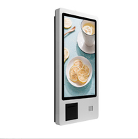 Kiosco de Autoservicio con Pantalla Táctil Capacitiva de 32 Pulgadas, Terminal de Pago para Restaurantes, Impresora Integrada de 80 mm, Sistema Operativo Windows