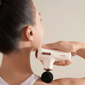 Mini pistola de masaje portátil profesional Beoka, pistola de masaje muscular con calefacción eléctrica, vibración silenciosa, cuerpo de aplicación de tejido profundo - Product Image 1