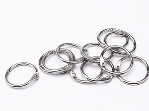 35mm 38mm Nickel Plated Key <strong>Ring</strong> Metal Loose Leaf Binder <strong>Ring</strong> Book <strong>Split</strong> <strong>Rings</strong> - Product Image 6
