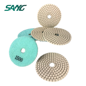 Disques abrasifs en résine humide et sèche SANG <span class=keywords><strong>de</strong></span> 4 pouces, tampons <span class=keywords><strong>de</strong></span> polissage diamantés pour marbre, granit, béton, carrelage, pierre, polisseuse, meuleuse - Product Image 2