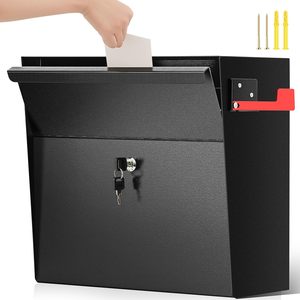 Boîte <span class=keywords><strong>aux</strong></span> <span class=keywords><strong>lettres</strong></span> murale JH-Mech, <span class=keywords><strong>large</strong></span> application, matériaux de qualité, haute sécurité, boîte <span class=keywords><strong>aux</strong></span> <span class=keywords><strong>lettres</strong></span> en métal, montage mural extérieur - Product Image 1