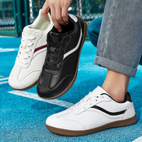 Chaussures de sport pour hommes à bout large, en microfibre, légères, respirantes et confortables, avec logo personnalisé