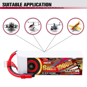 CODDAR 6S <strong>10000MAH</strong> 22.2V 80C XT150 10inches FPV Drone Aerial Photography Model Aerobatic Flight AeroPlane RC Car <strong>LiPo</strong> <strong>Battery</strong> - Product Image 5