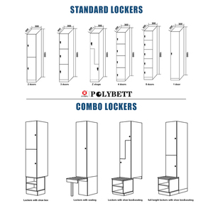 Vente directe d'usine, casier de travail pour personnel en stratifié compact HPL imperméable personnalisé - Product Image 4