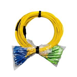 <span class=keywords><strong>สาย</strong></span>เคเบิลออปติคอลแบบ Pre-assembly Bundle SC to SC สำหรับเชื่อมต่อแบบ Breakout 16 คอร์ SM LWL-Kabel Trunkkabel Fan-out ความยาว 10 ม. 50 ม. สำหรับศูนย์ข้อมูล - Product Image 1