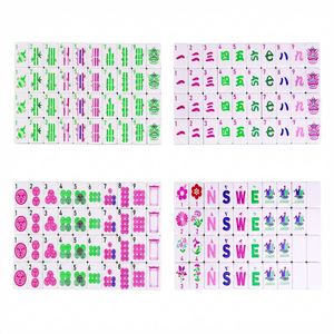 Juego completo de Mahjong americano de acrílico verde de 4 capas, personalizable al por mayor, con diseño moderno y creativo, incluye estantes y accesorios, para fiestas y eventos. - Product Image 4
