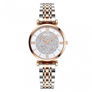 Montre-bracelet pour femme élégante, simple et tendance, résistante à l'eau pour la vie quotidienne, montre pour femme avec bracelet en acier lumineux - Product Image 4