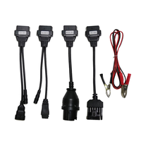 Cables de diagnóstico obd2 para coche, conjunto completo de 8 cables 8 en 1 de alta calidad, Cables de interfaz OBD II para vehículo Universal