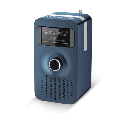 Portable BT DAB Radio with 2.8inch 480P LED Display Headphone Jack 5W RMS Very Good Sound