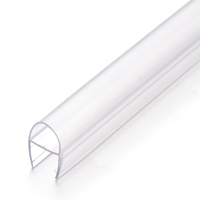 Waterdichte Douche Behuizing Hordeur Doorzichtig Plastic Pvc Siliconen Rubber U F A T H I Type Vormige Magnetische Afdichting Strips