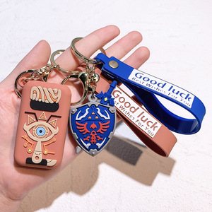 5 colores 5-6cm alta calidad Zelda PVC Mini figura llavero de goma - Product Image 2