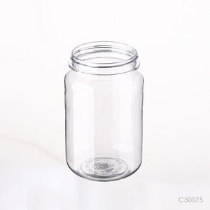 Prostar Milk Bottle 24oz Custom <strong>Mason</strong> <strong>Jars</strong> <strong>Plastic</strong> <strong>Jars</strong> With Lids for Pickles and Kitchen Storage - Product Image 3