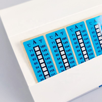 Autocollant de suivi de température résistant à l'huile médicale, indicateur thermique réversible, étiquette sensible à la chaleur, capteur de changement de couleur multi-points