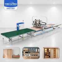 Machine CNC de fabrication d'armoires, routeur CNC ATC pour la découpe par nesting, pour armoires de cuisine, placards et mobilier de bureau