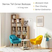 SJ-11 bibliothèque bibliothèque pour enfants modulaire en bois massif gris affichage Cube esthétique Simple éclairage LED forme d'arbre fabricant