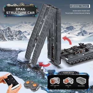 Mould King 20002 Tanque Militar de Control Remoto, Vehículo Blindado, Puente, Estructura de Coche, Juego de Bloques de Construcción para Niños - Product Image 3