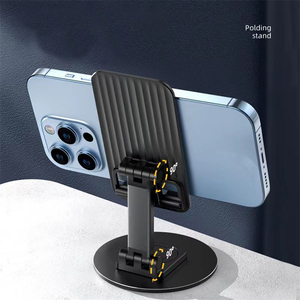 Nuovo 360 di alluminio rotante porta cellulare design portatile supporto per Desktop regolabile pieghevole tavolo di supporto in lega di metallo - Product Image 5